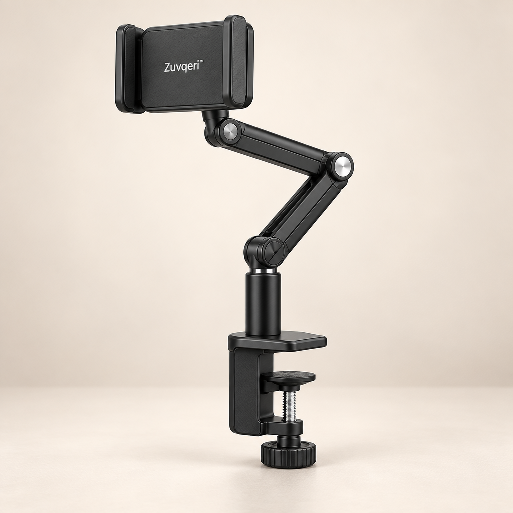 Zuvqeri™ Bedside Swing-Arm Phone Stand image 01